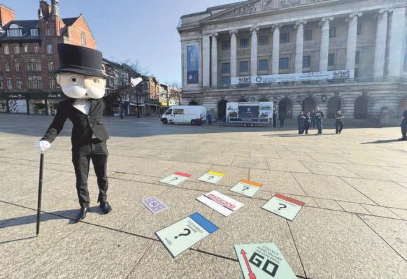 Tell Mr Monopoly why you love city and you could be VIP for a day
