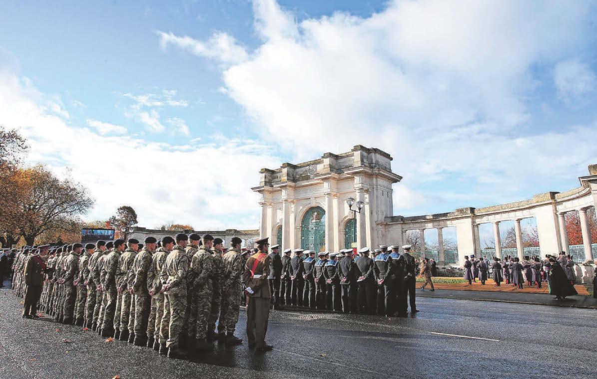 Parades and prayers to honour the fallen