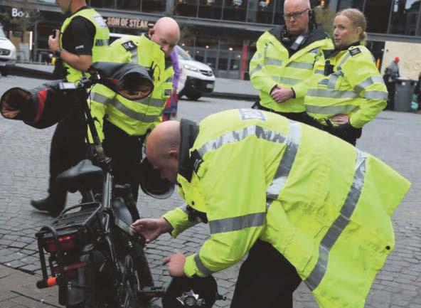 E-bikes seized in city crackdown on illegal riders