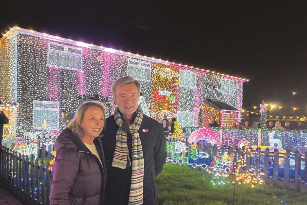 Ice stars help display go out with a sparkle