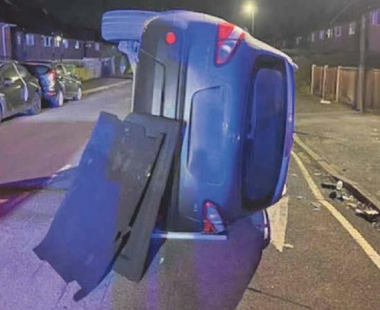 Dog and drone helped to find driver in hedge