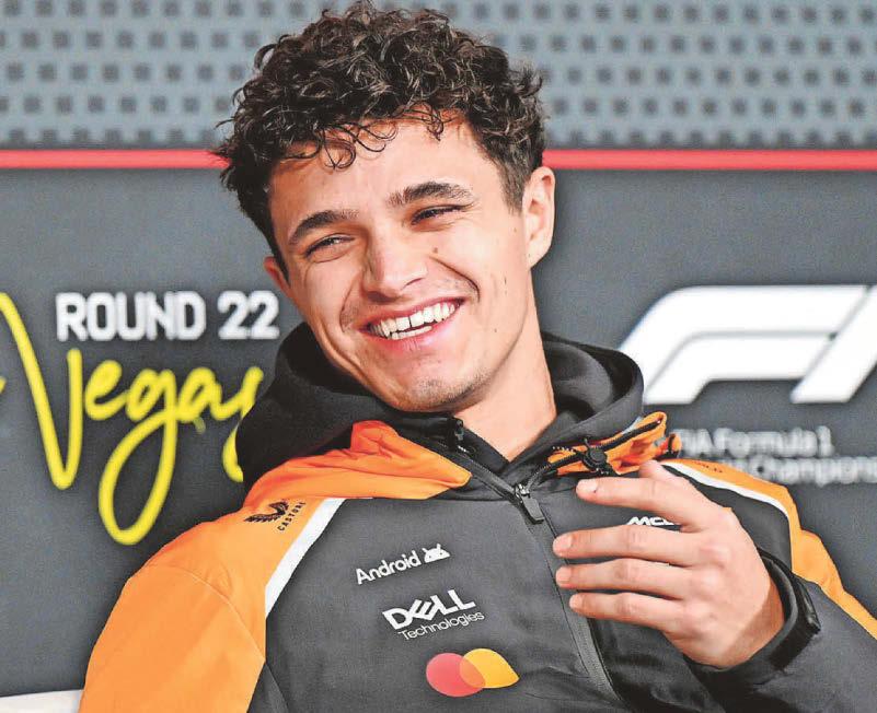 Norris feels going 'flat out' is the 'safer bet' as he bids for world crown