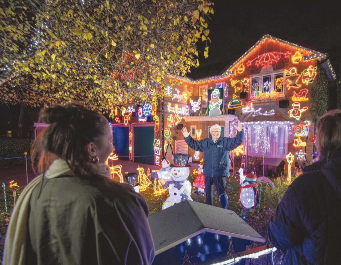 David's home is UK's 'most Christmassy'