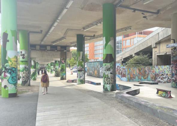 Improved lighting to make skatepark safer