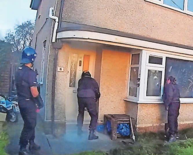 Homes shut down during police drugs operation