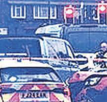 Road chaos after eight-car smash