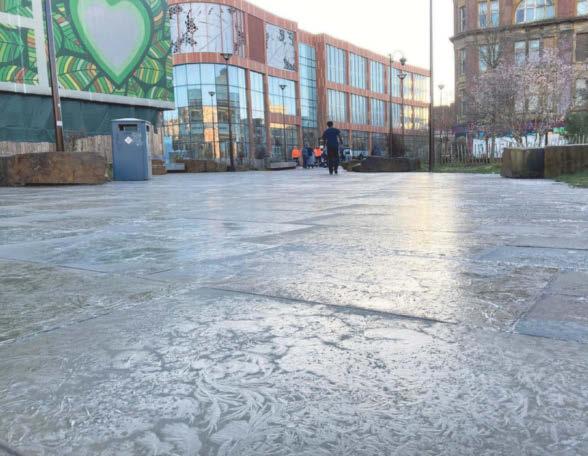 Green Heart becomes skating rink