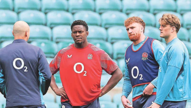 Itoje thinking of mum for cap 100