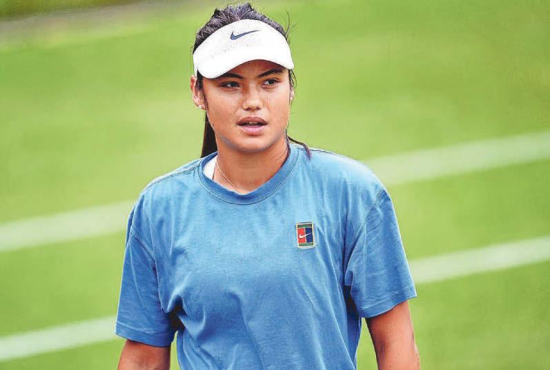Raducanu avoids big names in draw