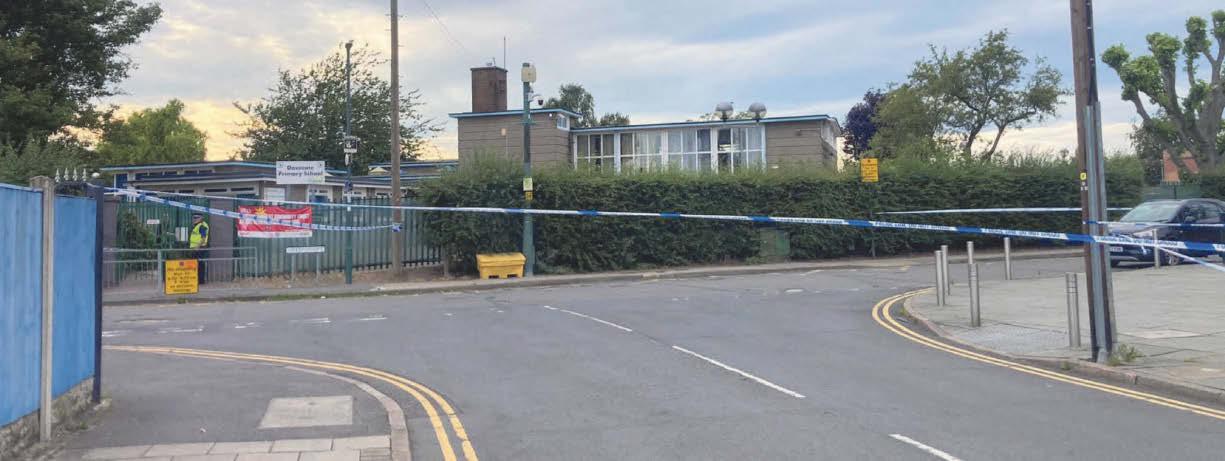 Scary’ scenes outside school
