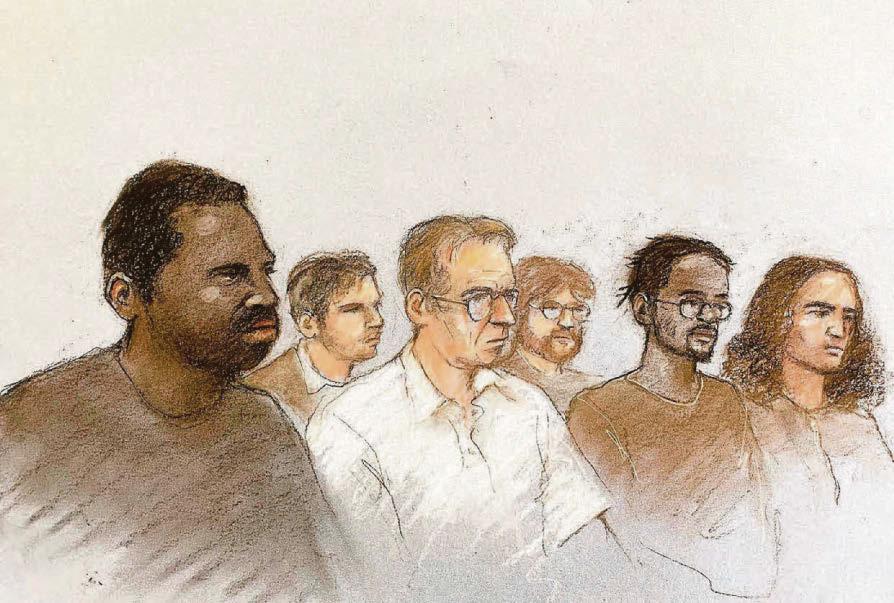 Men swapped messages over arson and kidnap, court is told