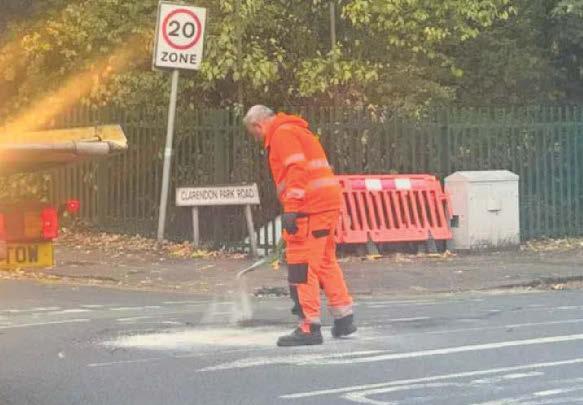 Biker in hospital and man arrested after collision on city road