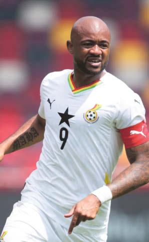 Ayew leads Ghana to World Cup - but James' Wales wait