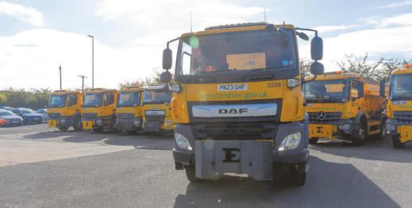 Winter's coming, and the gritters hit the roads