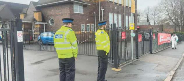 Man's body is found in grounds of school