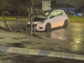 Woman taken to hospital after crash