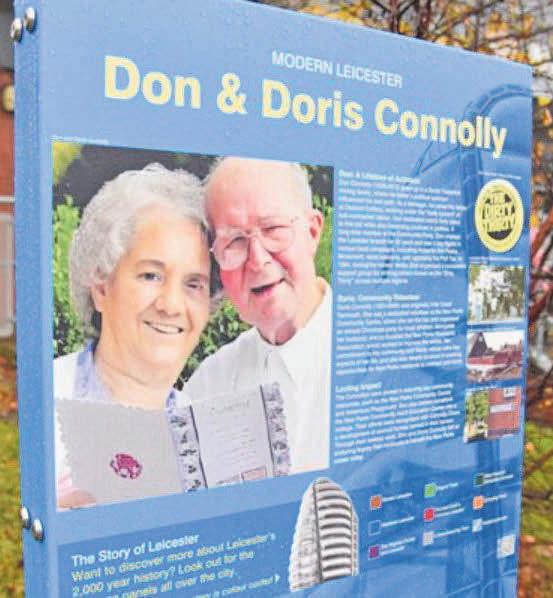 Couple who dedicated lives to estate commemorated