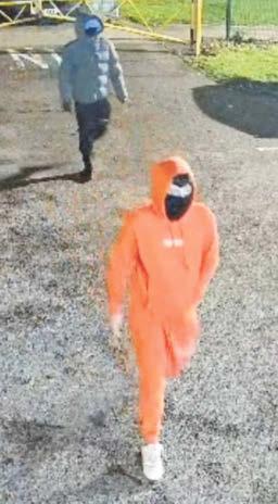 Hunt for vandals after mosque targeted