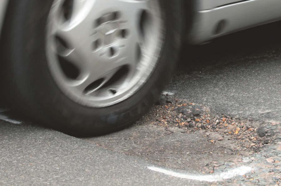 Cash coming to county for road repairs after getting red light rating