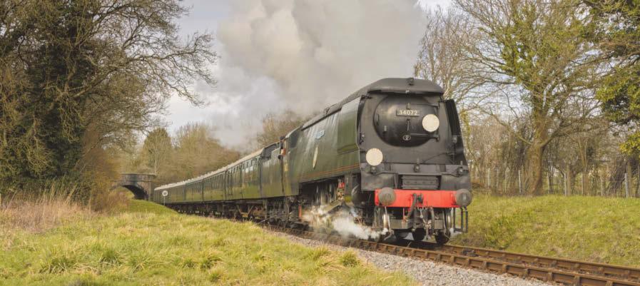 Special trio heading for railway's winter gala