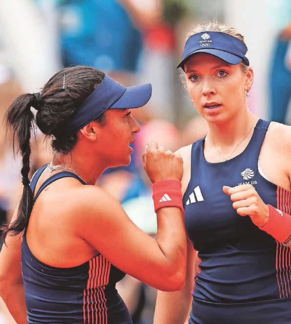 Boulter and Watson reunite to play in Wimbledon doubles