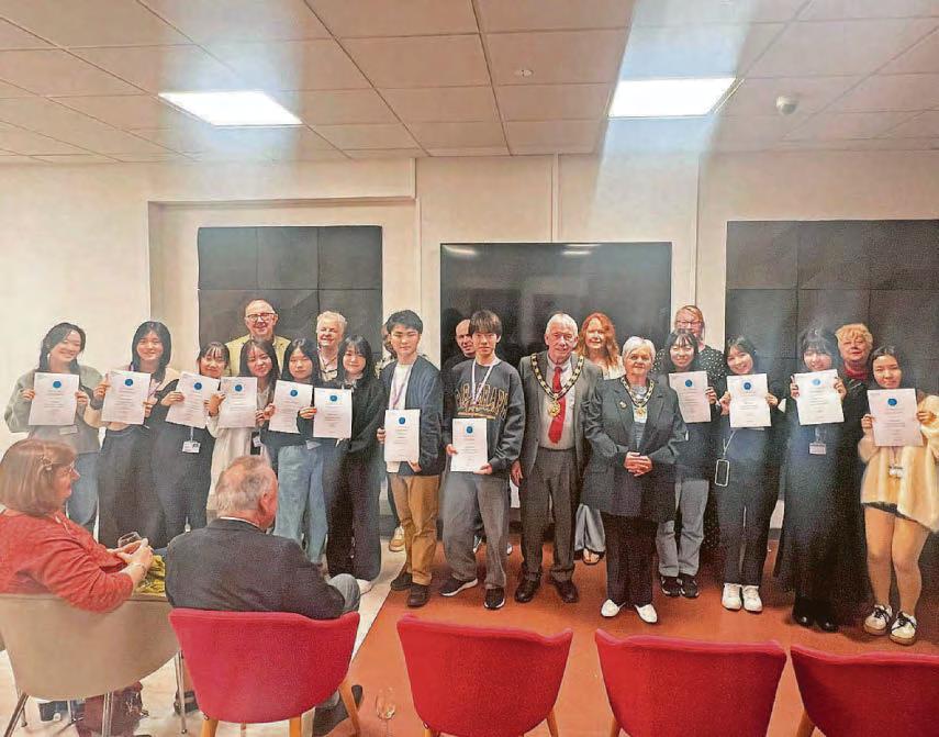 College maintains global connection with student visit