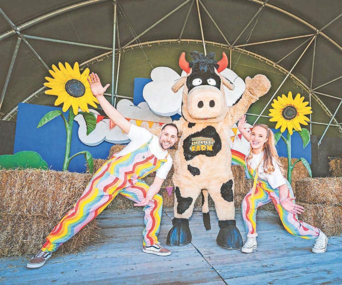 May Day fun at the farm