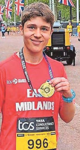 It's strong third for Burton as league athletics is started