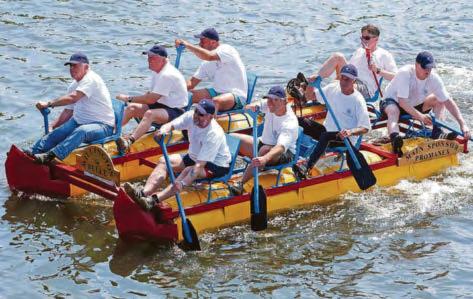 Raft race a barrel of laughs for the crowd