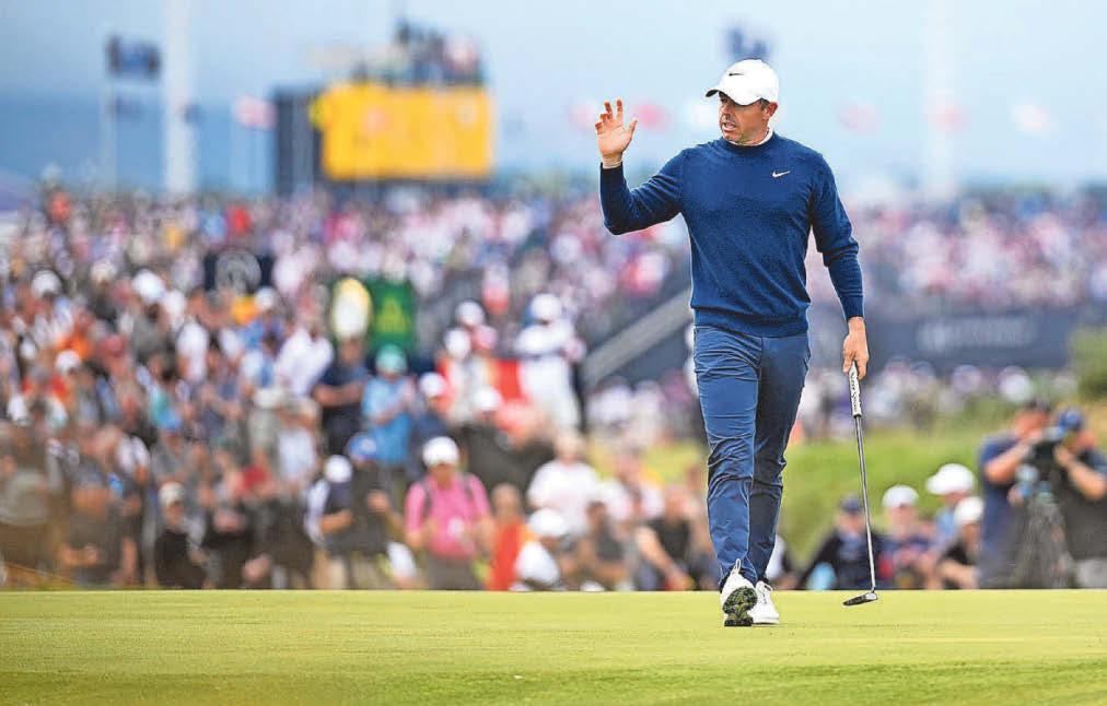 Mixed bag in Rory's roller-coaster Open