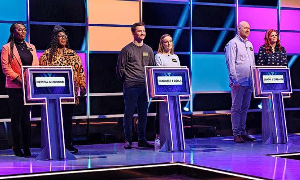 It's part quiz and part relationship test... we saw a few domestics!