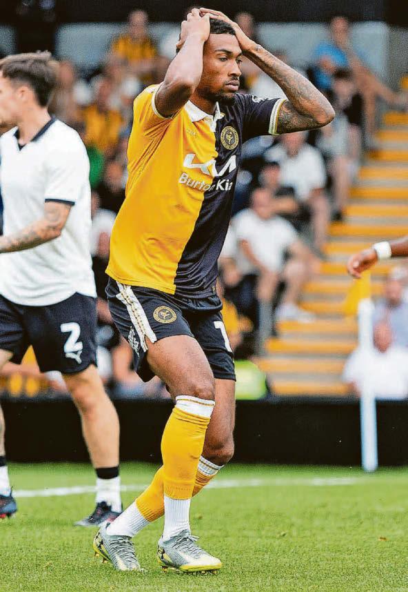 Vale solid after sending off and Brewers can't break through