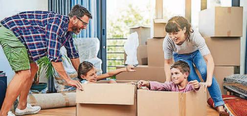 Kids are boxing clever as moving day draws closer