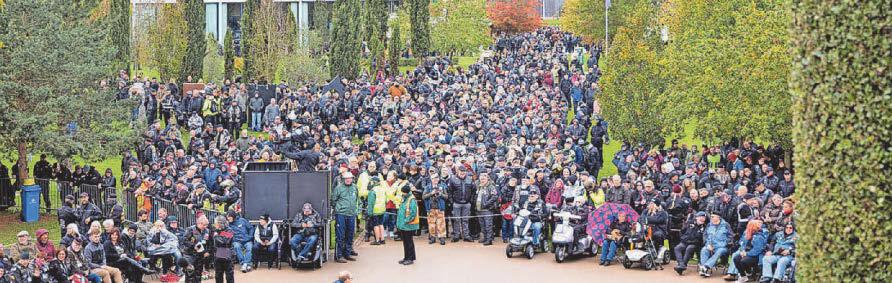 'There's nothing quite like the thunder of thousands of Ride to the Wall bikers'