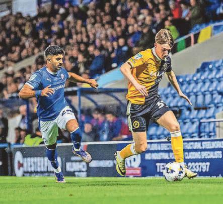 Minutes for young Brewers but Trophy tie is no spectacle as Spireites take points