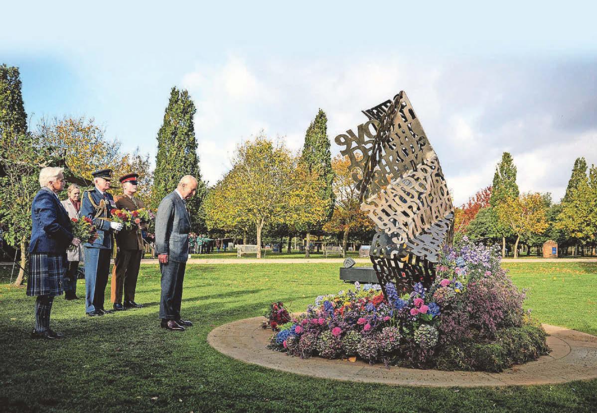 LGBT armed forces tribute given royal seal of approval