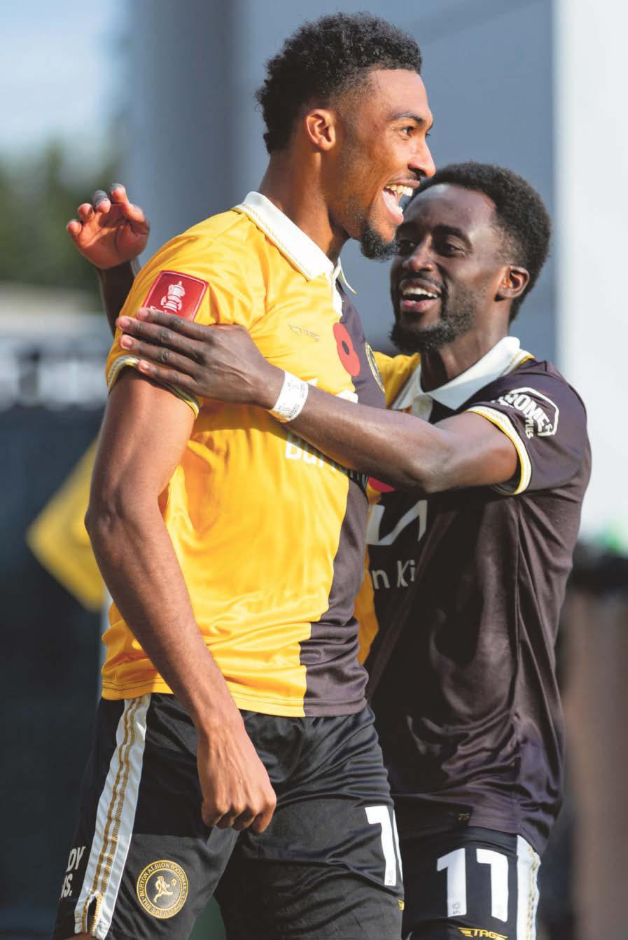 Brewers striker Ty's left full of cup cheer