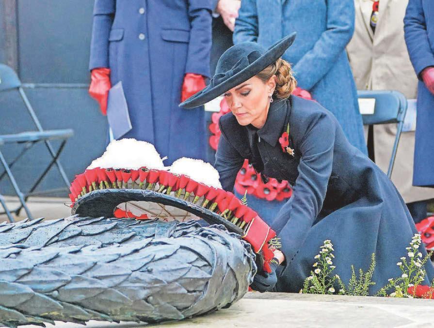 Princess visits 'special place' to lay Armistice Day wreath
