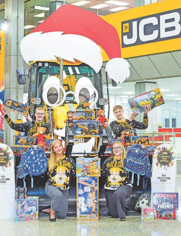 JCB to spread Christmas joy!
