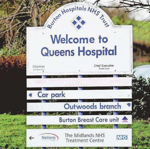 BURTON HOSPITAL LEADERS SEEK TO REASSURE PATIENTS