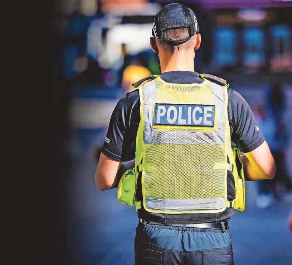 Knife crime and violent offences are falling after a huge rise in overtime police patrols