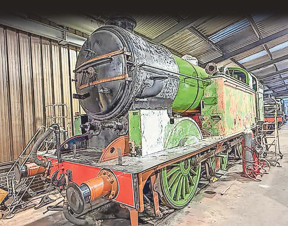 Train restoration on right track as it hits milestone