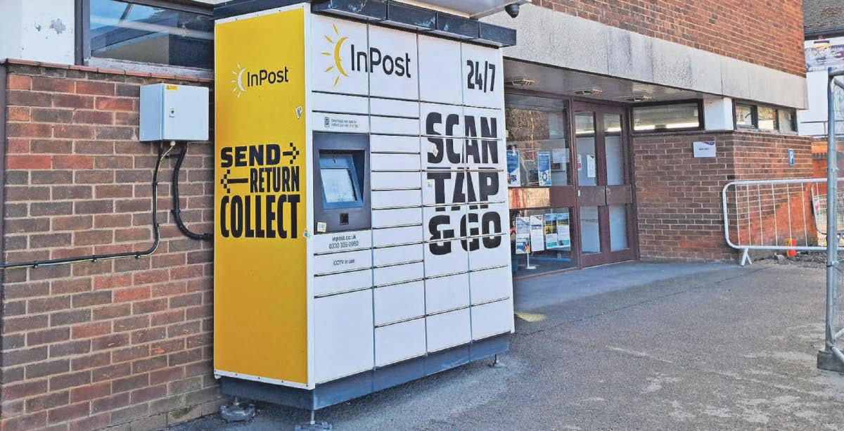 'Ugly' parcel locker approved 'in error' can stay at library | Burton ...