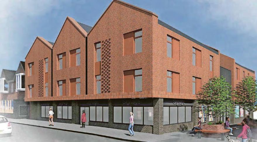 Plan for 3-storey block of flats and shops is revealed