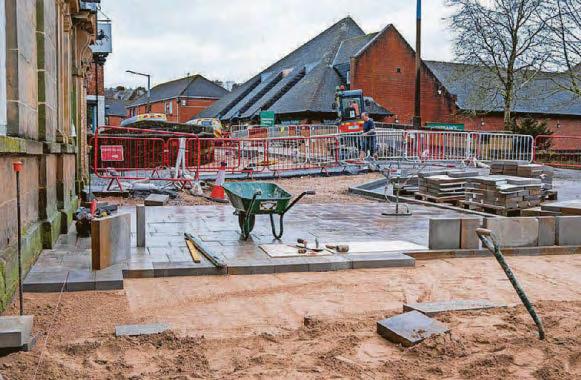 'Unavoidable disruption' as regeneration work continues