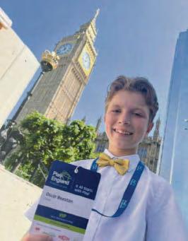 Student Oscar turns Parliament into a playground for launch of play strategy