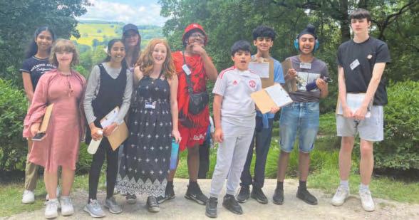 Young creatives' tour of historic Chatsworth gardens