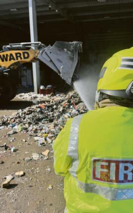 Recycling centre fire blamed on battery