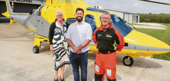 Visit to Air Ambulance base leaves MP ‘in awe’ of lifesaving work carried out by charity