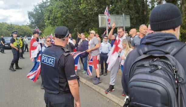 Both sides of the story in asylum hotel protest